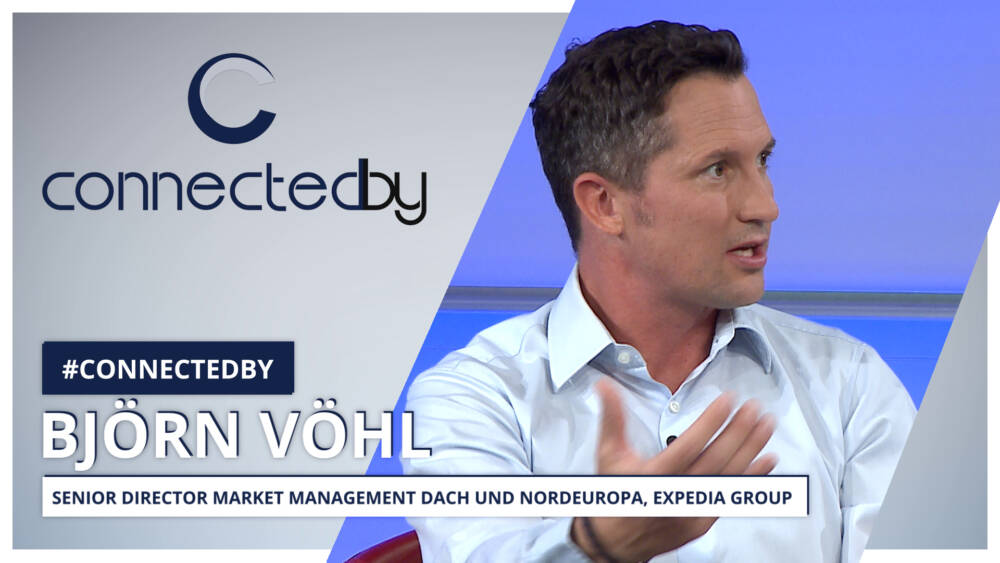 Expedia-Manager Björn Vöhl war Talk-Gast der Premiere von connectedby